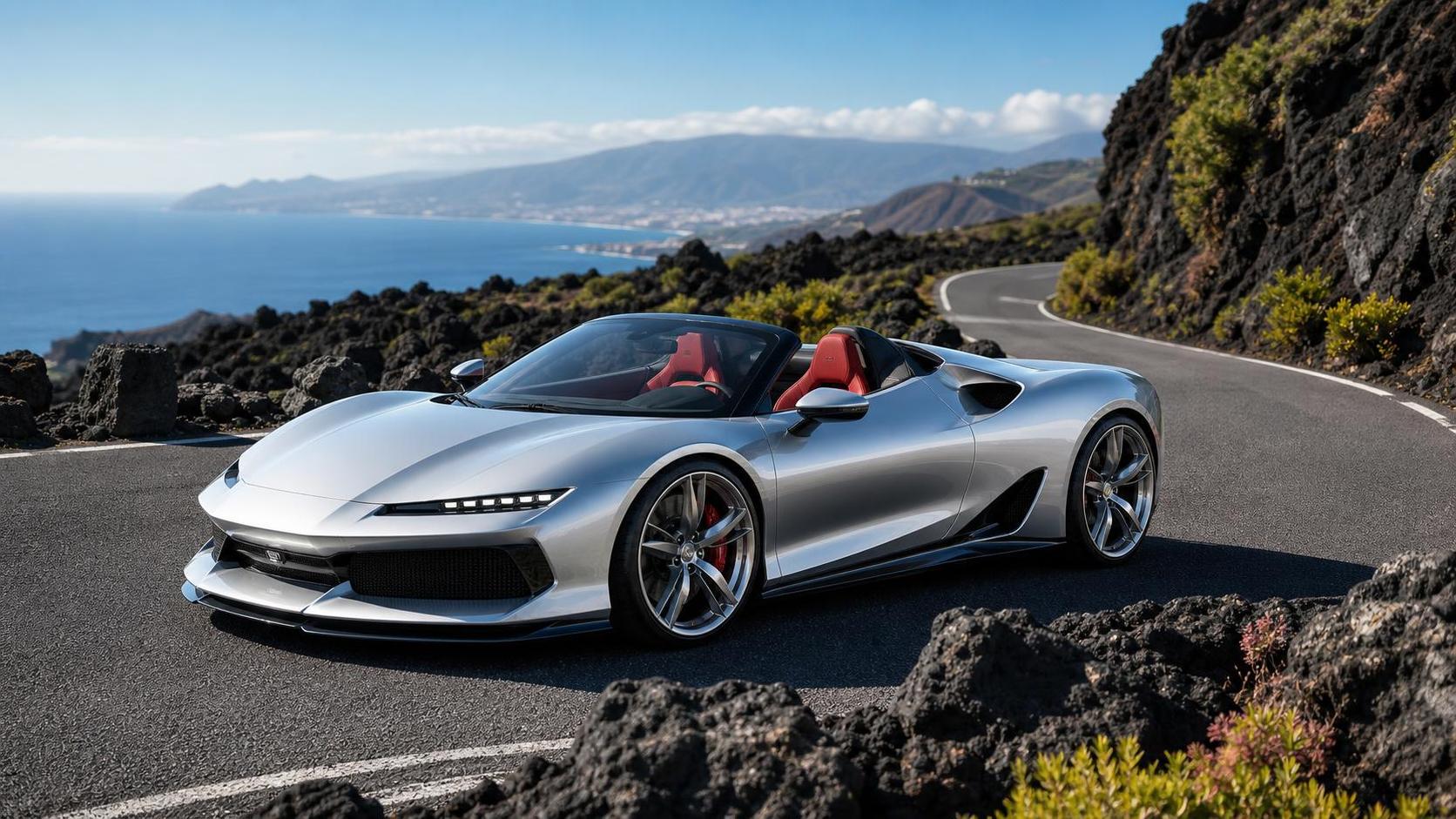 Ferrari's 1 036 HP 849 Testarossa Spider Makes Tenerife Look Small