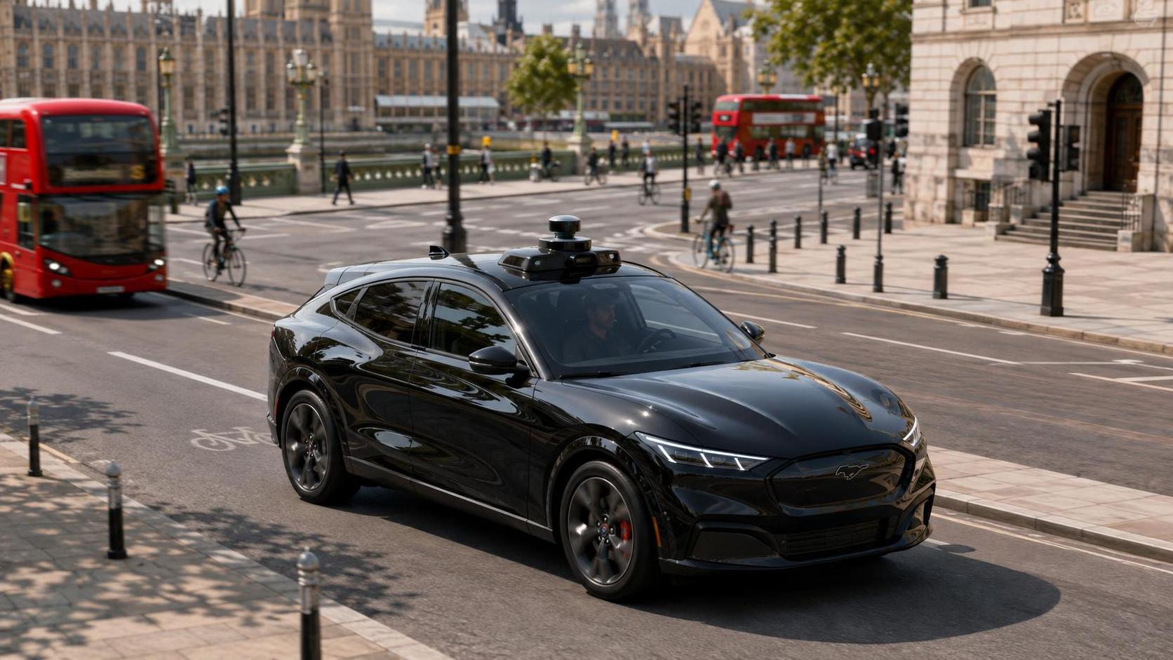 Uber Puts Self-Driving Mustangs On London Streets With A Human Backup