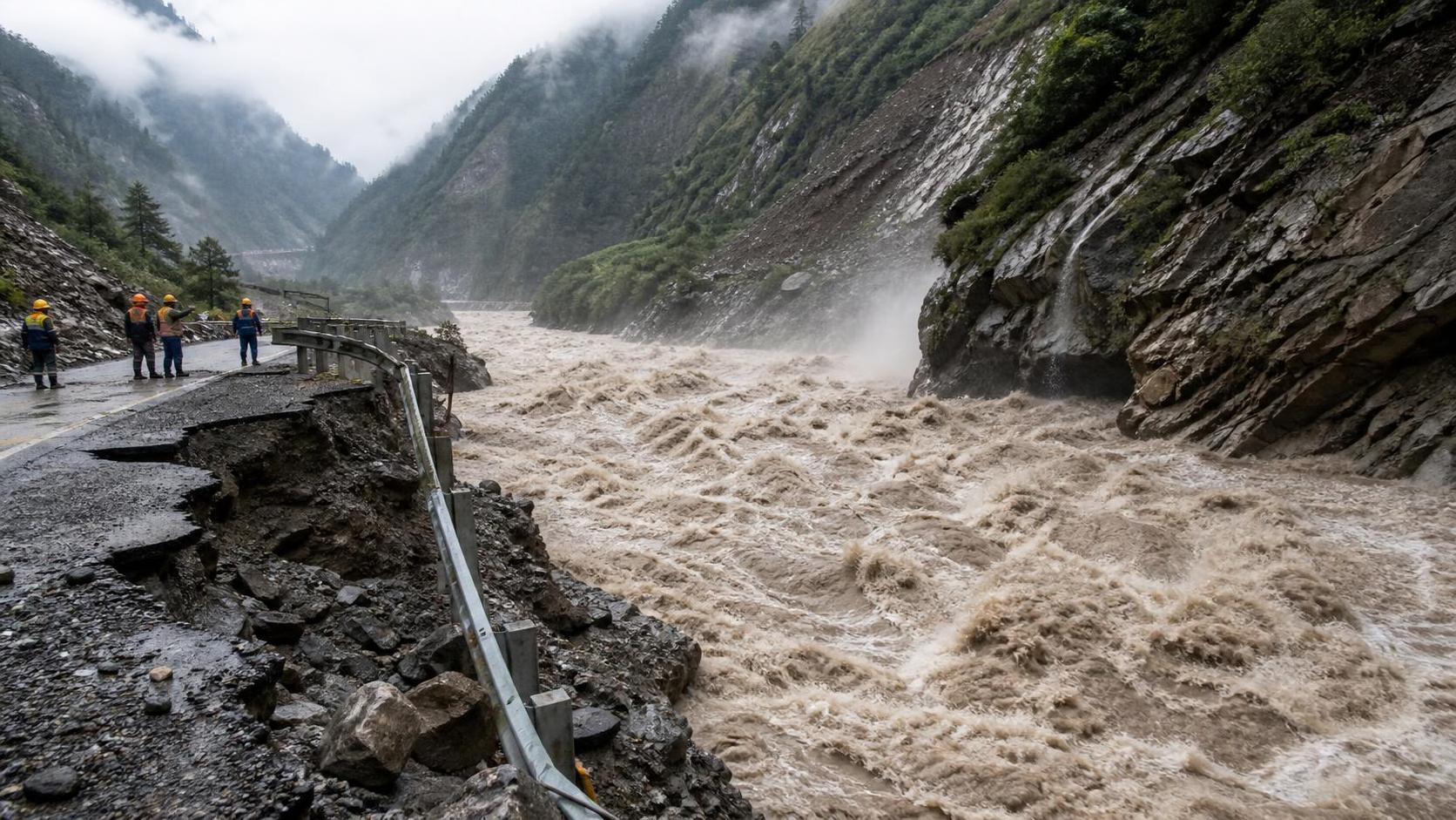 Nepal Floods Leave 384 Travellers Missing Near Tibet Border