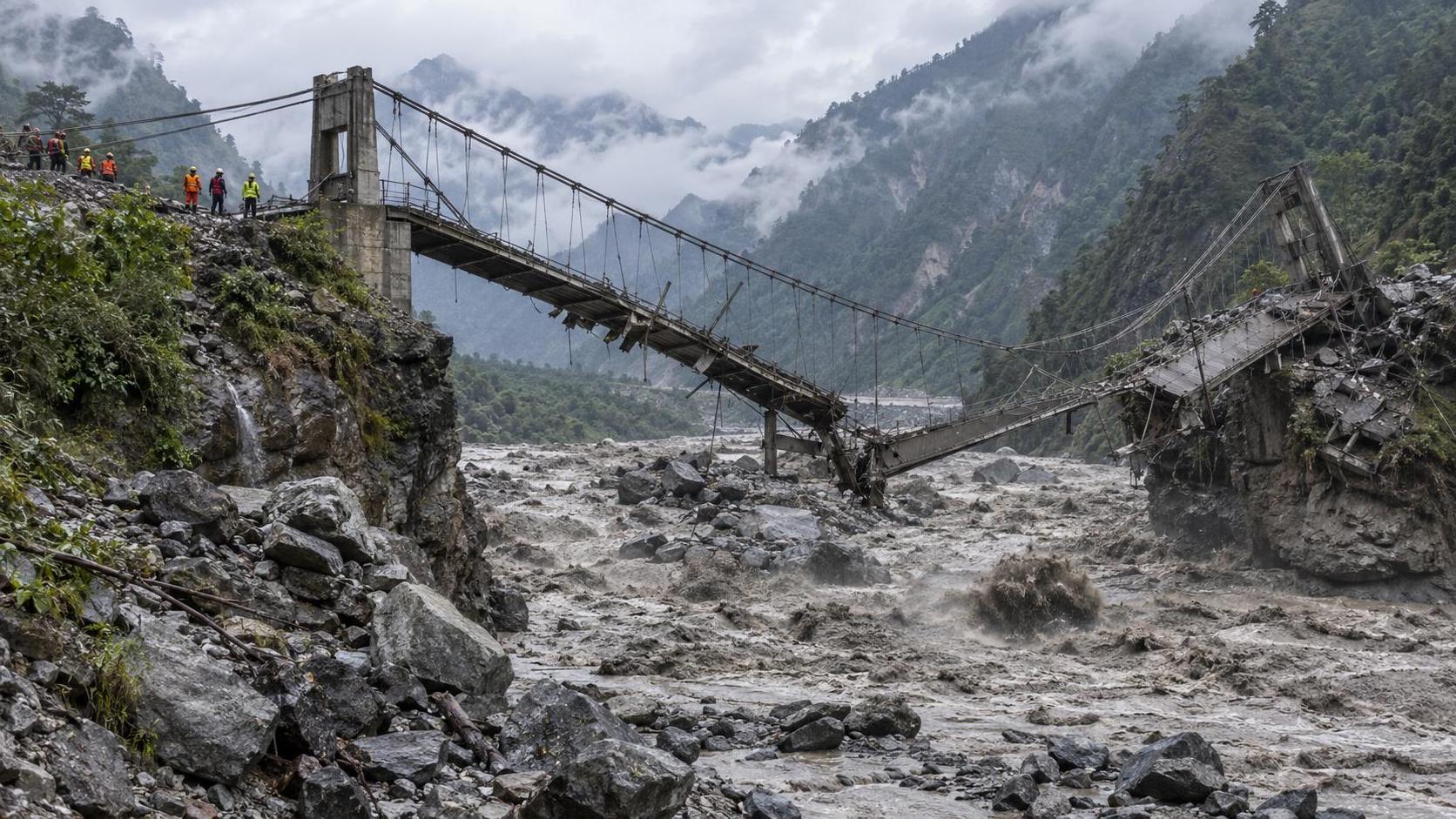 Five Missing As Nepal Flood Cuts Off 155 Trekkers